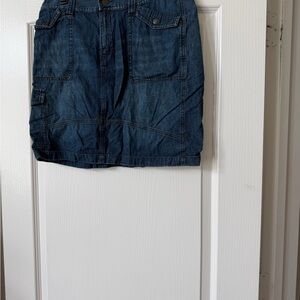 Lauren Jeans Co. Stylish Blue Denim Skirt